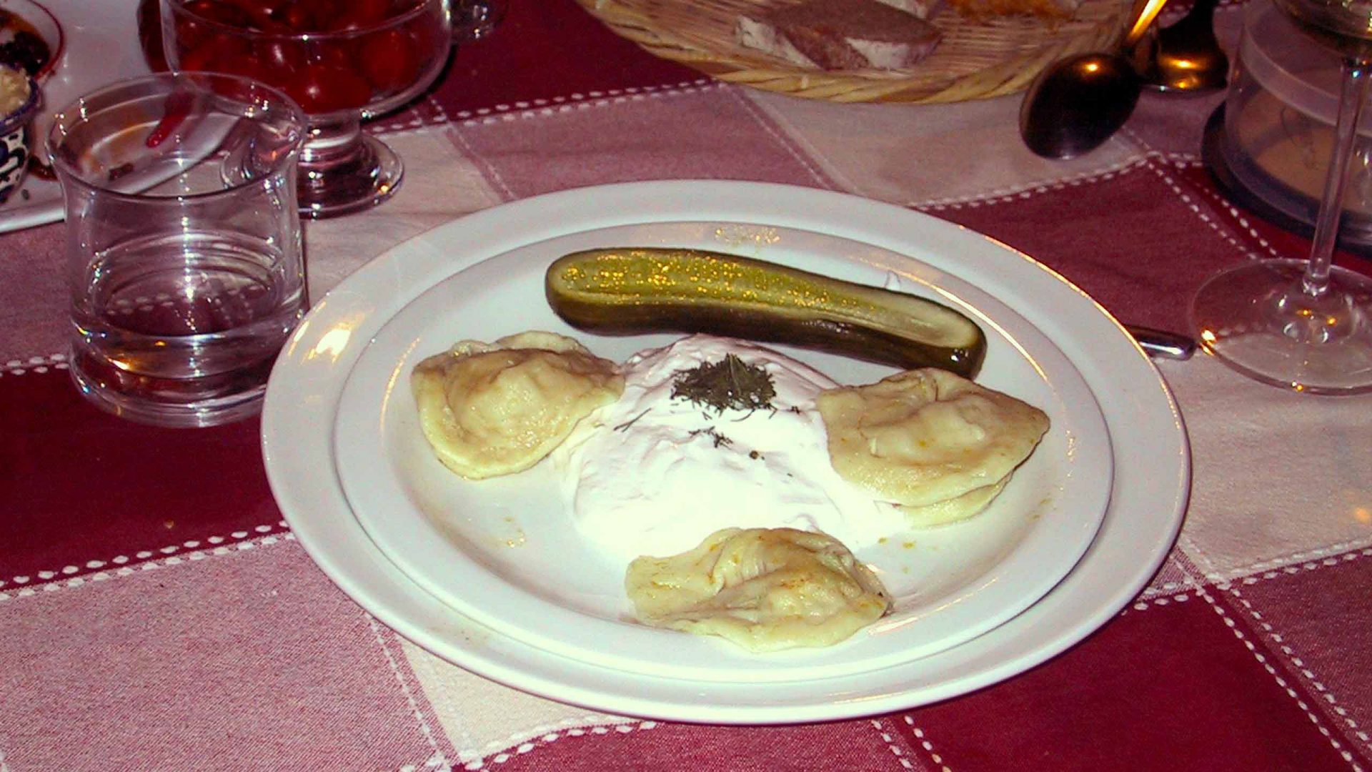 פלמני בשר סרטנים בציר דגים וקרם פרש