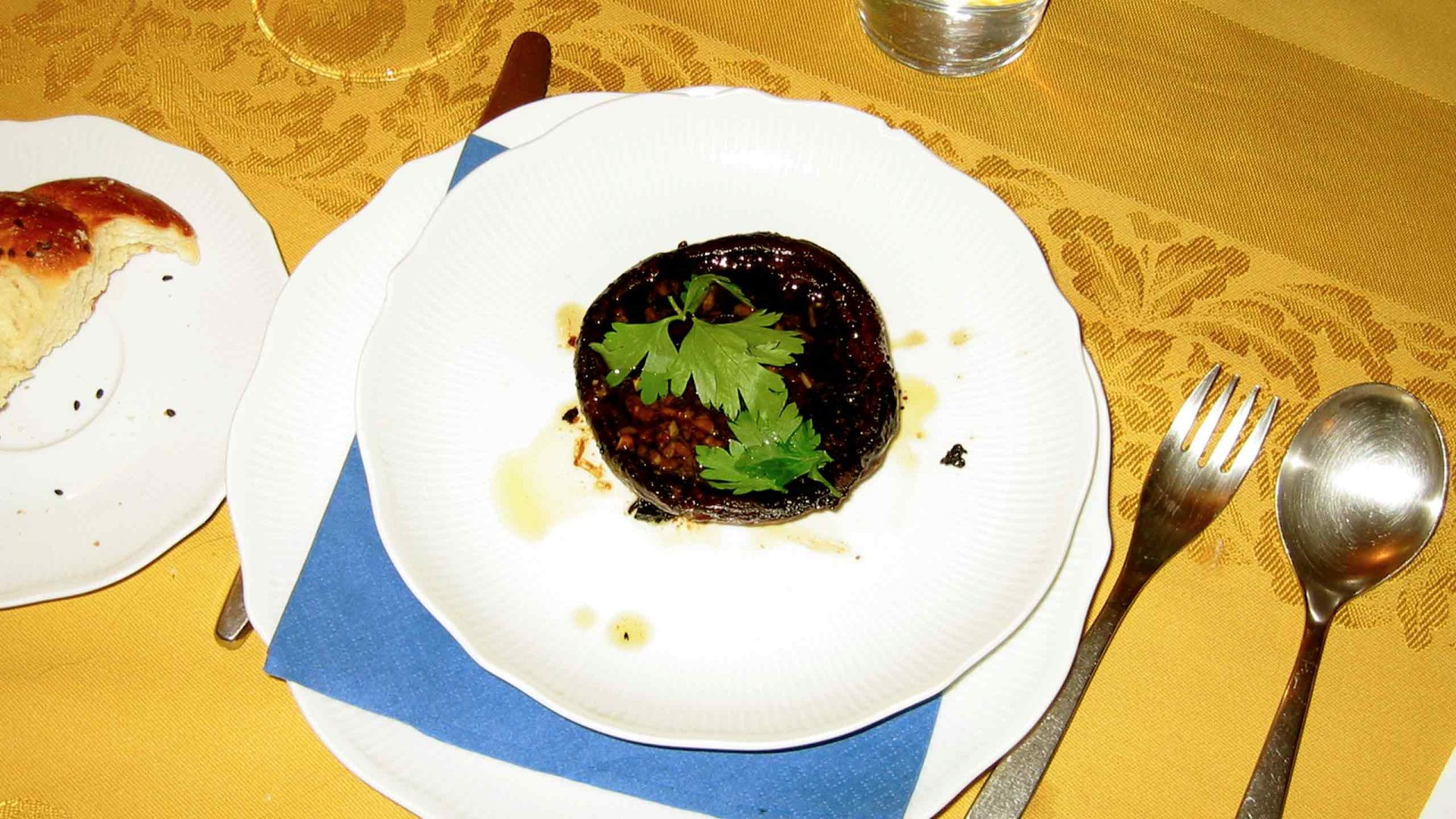 פטריות פורטבלו בגריל עם רוטב בלסמי